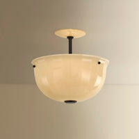 Hudson Valley - 3115-DB - One Light Semi Flush Mount - Nevins - Distressed Bronze
