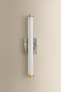 Hudson Valley - 3431-AGB - LED Wall Sconce - Stony Point - Aged Brass