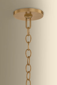 Hudson Valley - 3609-PBR/CIC - One Light Pendant - Omi - Patina Brass
