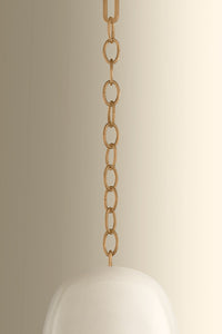 Hudson Valley - 3609-PBR/CIC - One Light Pendant - Omi - Patina Brass