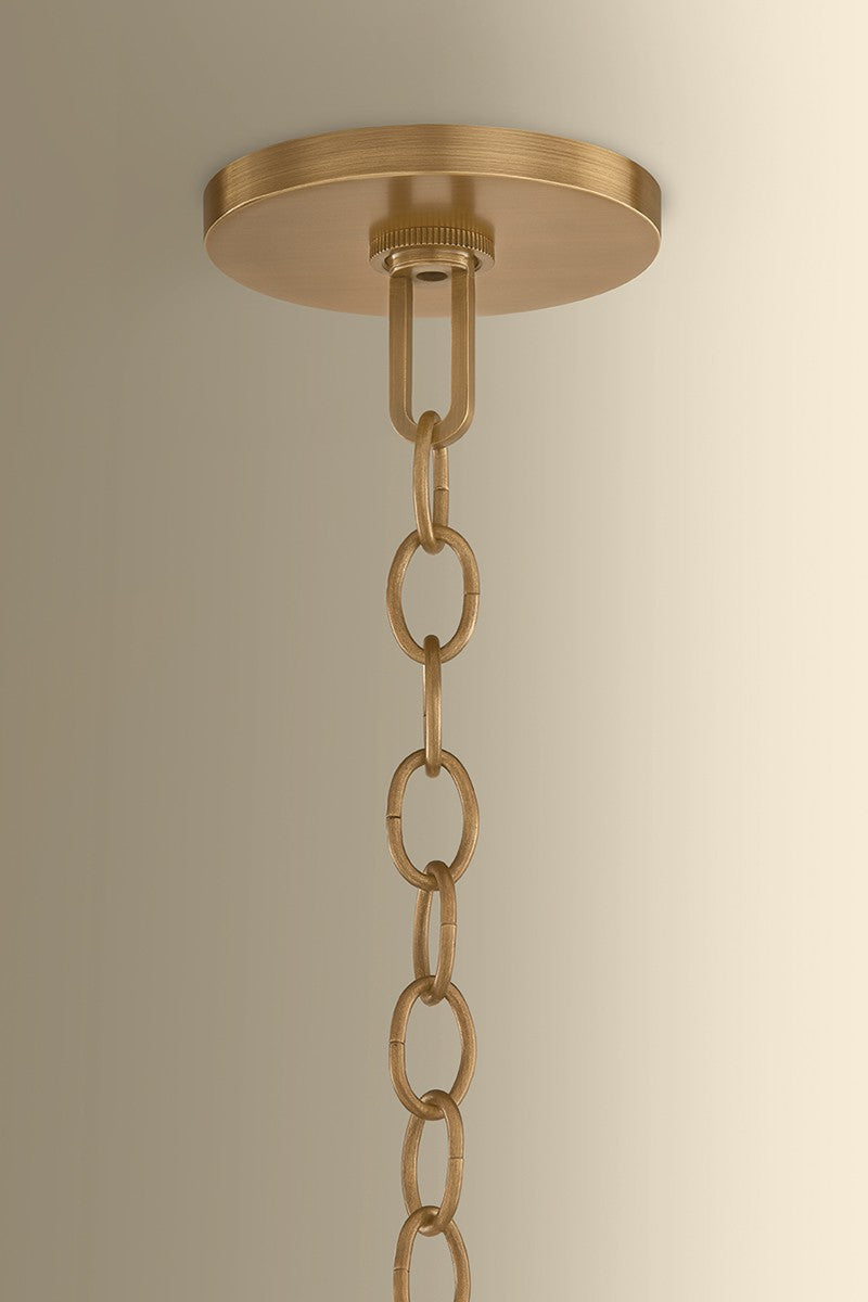 Hudson Valley - 3617-PBR/CIC - One Light Pendant - Omi - Patina Brass