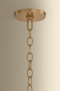Hudson Valley - 3617-PBR/CIC - One Light Pendant - Omi - Patina Brass