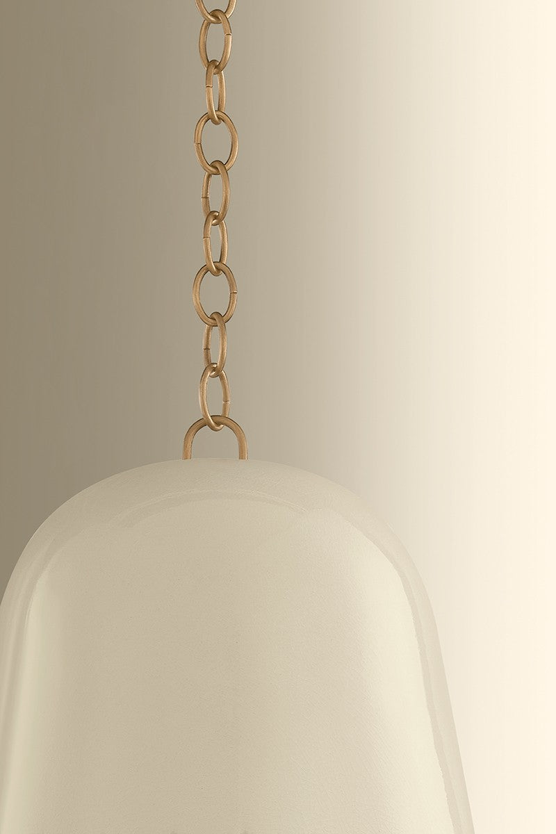 Hudson Valley - 3617-PBR/CIC - One Light Pendant - Omi - Patina Brass