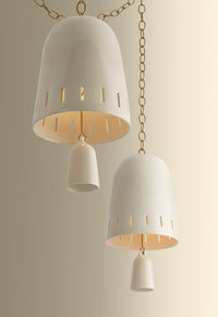 Hudson Valley - 3650-PBR/CIC - Five Light Chandelier - Omi - Patina Brass