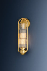 Hudson Valley - 4161-AGB - One Light Wall Sconce - Binnewater - Aged Brass