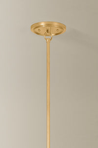 Hudson Valley - 4548-VGL - Three Light Chandelier - Dekalb - Vintage Gold Leaf