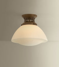 Hudson Valley - 4913-HB - One Light Flush Mount - Bruceville - Historic Bronze