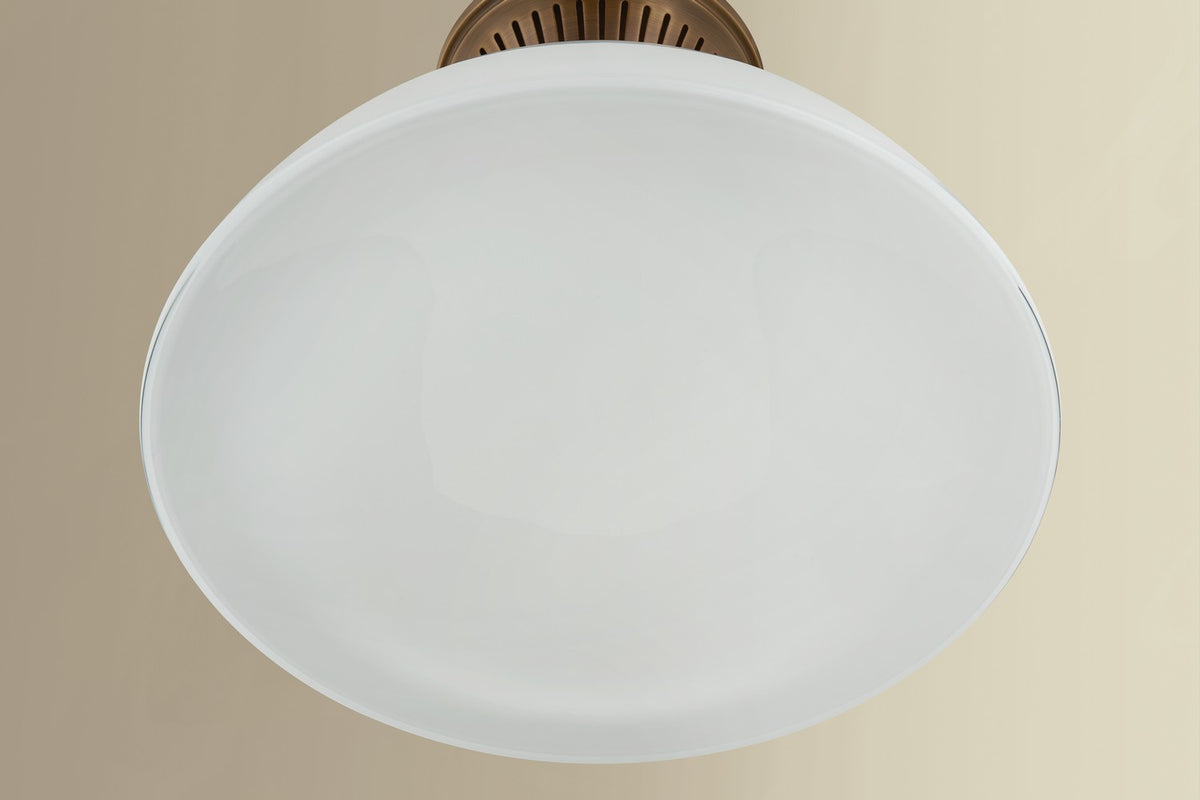 Hudson Valley - 4917-HB - One Light Flush Mount - Bruceville - Historic Bronze