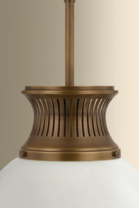 Hudson Valley - 4918-HB - One Light Pendant - Bruceville - Historic Bronze