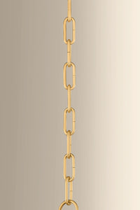 Hudson Valley - 5314-AGB/CCP - One Light Pendant - Southfields - Aged Brass