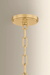 Hudson Valley - 5317-AGB/CCP - One Light Pendant - Southfields - Aged Brass