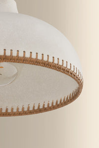 Hudson Valley - 5317-AGB/CCP - One Light Pendant - Southfields - Aged Brass