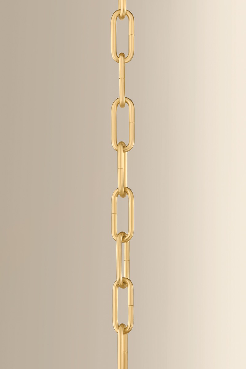 Hudson Valley - 5317-AGB/CCP - One Light Pendant - Southfields - Aged Brass