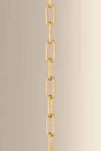 Hudson Valley - 5317-AGB/CCP - One Light Pendant - Southfields - Aged Brass