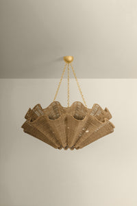 Hudson Valley - 6208-VGL - Eight Light Chandelier - Hayworth - Vintage Gold Leaf
