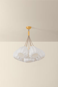 Hudson Valley - 6528-VGL - Seven Light Chandelier - Livonia - Vintage Gold Leaf