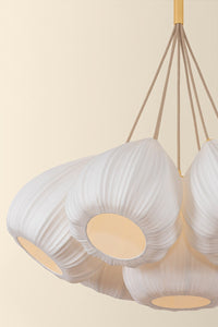 Hudson Valley - 6540-VGL - Seven Light Chandelier - Livonia - Vintage Gold Leaf