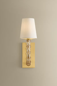 Hudson Valley - 6841-AGB - One Light Wall Sconce - Calumet - Aged Brass
