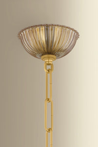 Hudson Valley - 6844-AGB - Four Light Chandelier - Calumet - Aged Brass