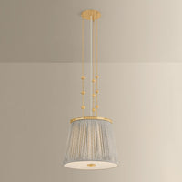Hudson Valley - 8519-AGB - One Light Pendant - Valeria - Aged Brass