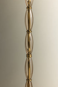 Hudson Valley - L2463-AGB - One Light Floor Lamp - Bleecker - Aged Brass