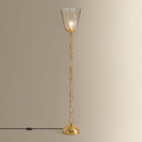 Hudson Valley - L2463-AGB - One Light Floor Lamp - Bleecker - Aged Brass