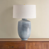 Hudson Valley - L2551-AGB/CON - One Light Table Lamp - Hensonville - Aged Brass