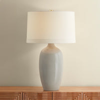 Hudson Valley - L3241-AGB/CFG - One Light Table Lamp - Elk River - Aged Brass