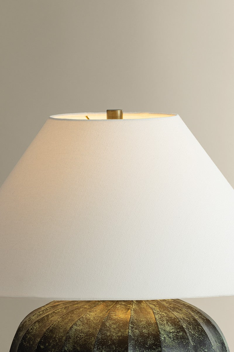 Hudson Valley - L4023-PBR - One Light Table Lamp - Arlin - Patina Brass