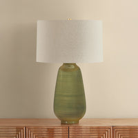 Hudson Valley - L4231-AGB/CDF - One Light Table Lamp - Piermont - Aged Brass