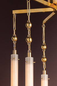 Corbett Lighting - 568-39-VB - LED Chandelier - Parigi - Vintage Brass