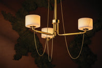 Corbett Lighting - 578-31-VB - LED Chandelier - Bunda - Vintage Brass