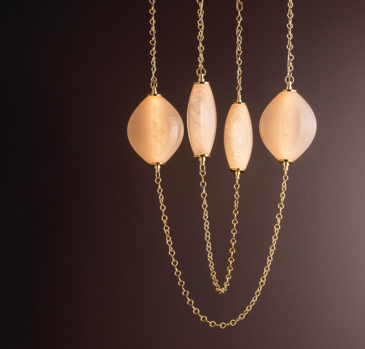 Corbett Lighting - 582-30-VB - LED Chandelier - Positano - Vintage Brass