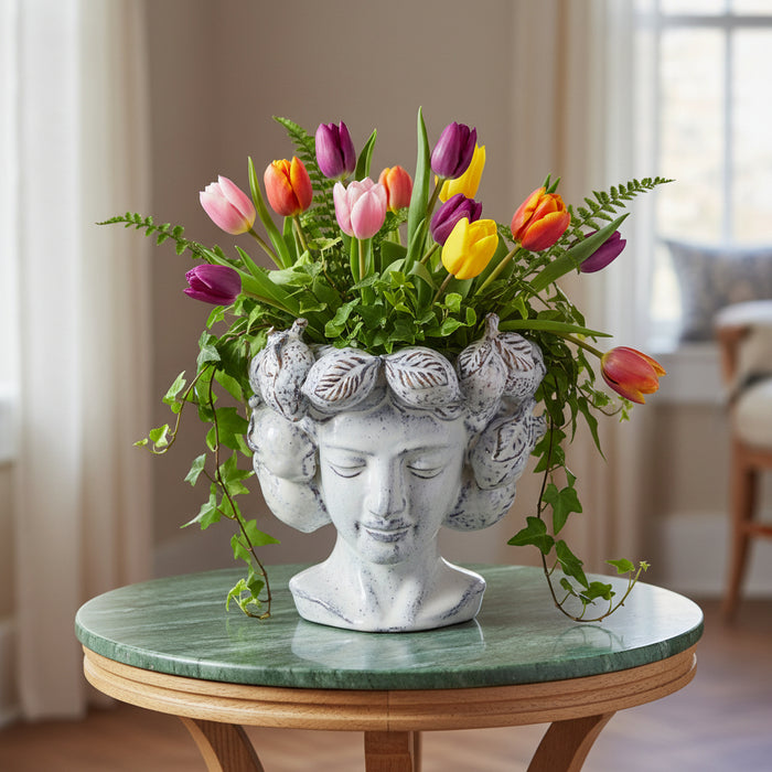 Design Shop Lady Lemon Vase 9.25"x 8"x 9"