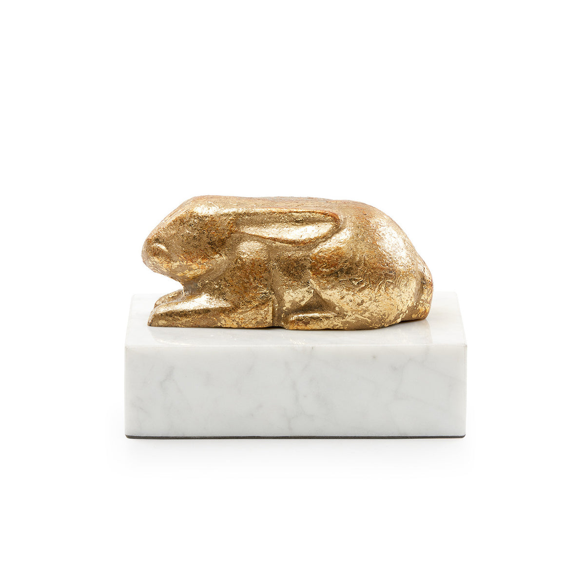 Villa & House Lapin Statue, Gold Leaf