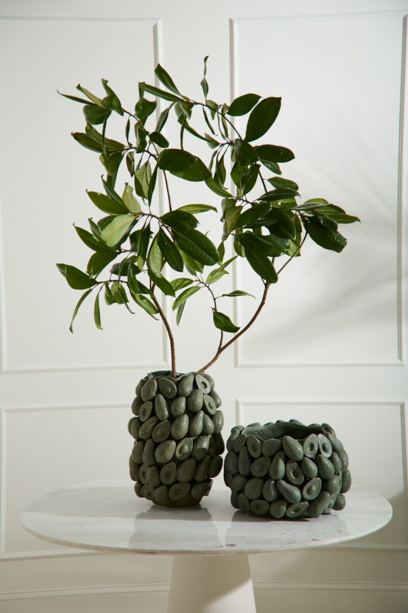 Design Shop Layered Avocado Vase 13"x 17"