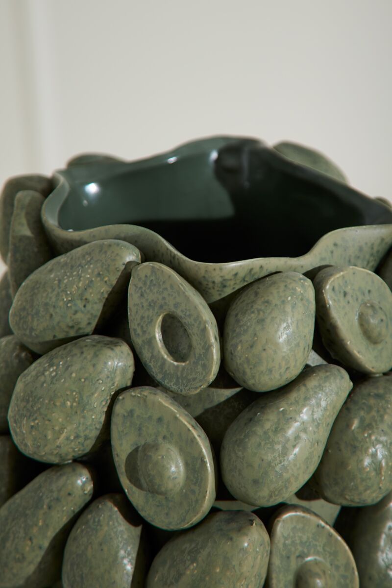 Design Shop Layered Avocado Pot 16.5"x 10.25"