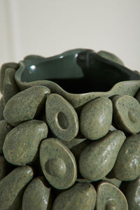 Design Shop Layered Avocado Vase 13"x 17"