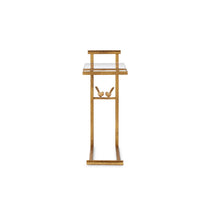 Villa & House Lucia Accent Table, Gold Leaf