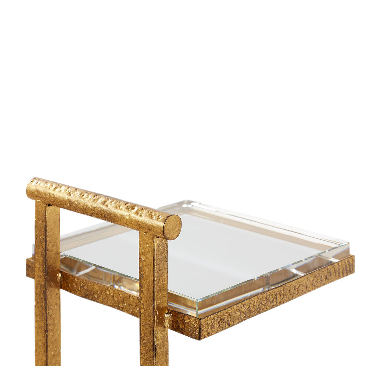 Villa & House Lucia Accent Table, Gold Leaf