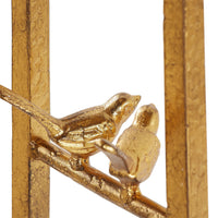 Villa & House Lucia Accent Table, Gold Leaf