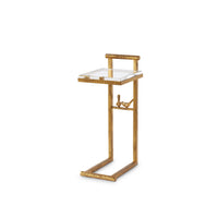 Villa & House Lucia Accent Table, Gold Leaf