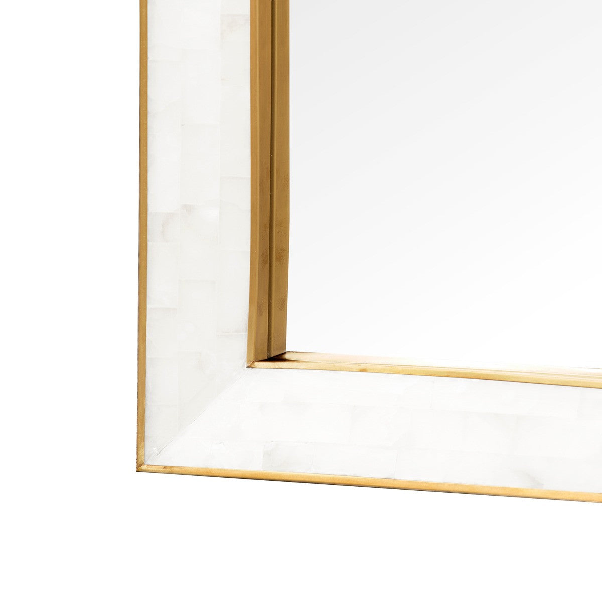 Villa & House Leighton Mirror, Alabaster