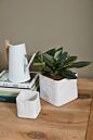 Design Shop Linen Cube 5.5"x 5.5", Set of 4
