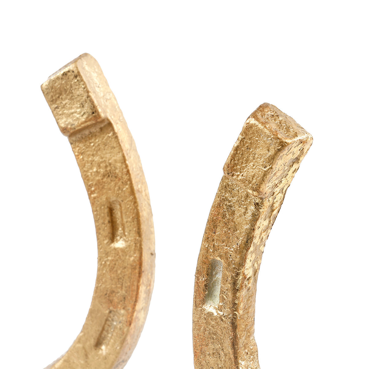 Villa & House Lucky Bookends, Gold Leaf