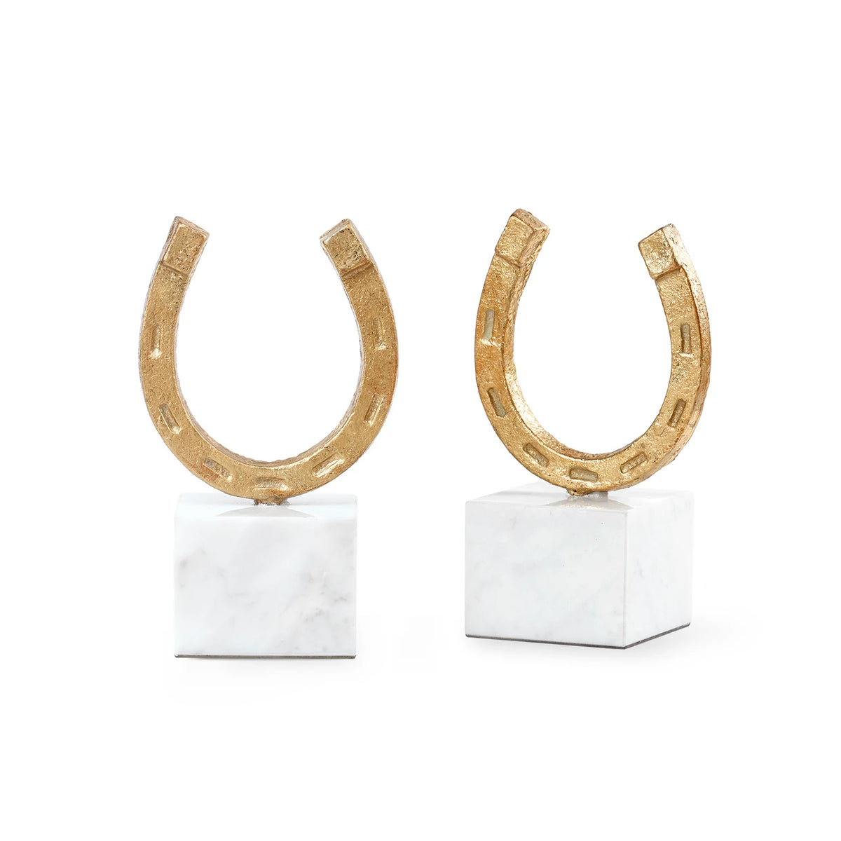 Villa & House Lucky Bookends, Gold Leaf