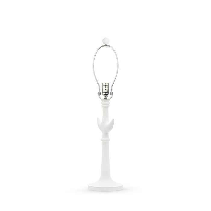 Villa & House Luna Lamp Without Shade, Plaster White