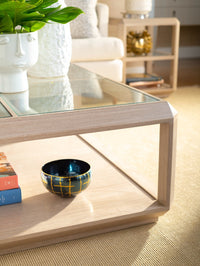 Villa & House Loom Small Bowl, Anthracite and Brass