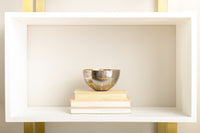 Villa & House Loom Small Bowl, Silver and Brass