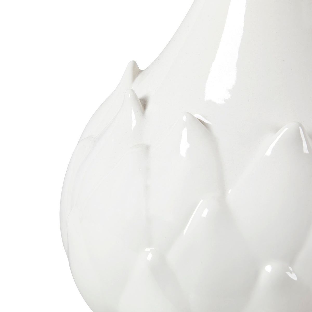 Villa & House Lotus Lamp with Shade 16-inch White Linen, with Nickel, Cloud Nine